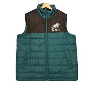NFL Philadelphia Eagles Sideline Vest - Men's Large NWT Team Apparel